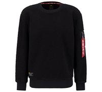 Alpha Industries Teddy Sweater Sweatshirt für Herren Black