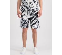 Sweatshorts ALPHA INDUSTRIES "Alpha Industries Men - Shorts Tie Dye Shorts" Gr. XL, Normalgrößen, schwarz (black) Herren Hosen (36640003-XL) black