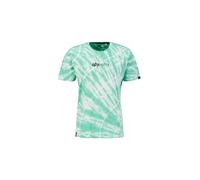 Alpha Industries Tie Dye T T-Shirt für Herren Atomic Green