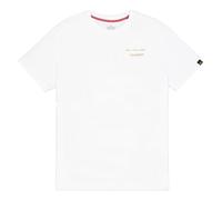 Alpha Industries - Tonal Logo Print T-Shirt - White XXL