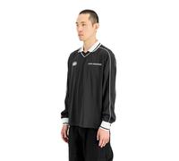 Alpha Industries Track Tricot Polo Longsleeve Langarmshirt Größe XL Schwarz