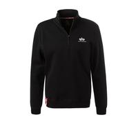 ALPHA INDUSTRIES Troyer Herren Comfort Fit Baumwolle schwarz, XXL