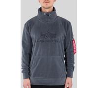 Alpha Industries Turtle-Neck Polar Fleece Pullover, grau, Größe L für Männer