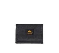 Alpha Industries Unisex Combat Label Portemonnaie, Black, One Size