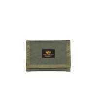 Alpha Industries Unisex Combat Label Portemonnaie, Dark Olive, One Size