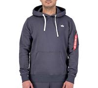 Alpha Industries - Unisex EMB Hoody Hoodie für Männer - Größe XS - Dunkelgrau