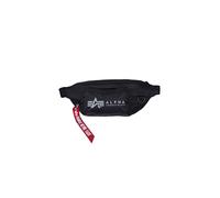 Alpha Industries Unisex Packable Waist Bag, Black, One Size