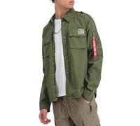 Alpha Industries Urban Military Shirt Overshirt für Herren Dark Olive