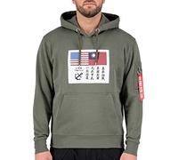 Alpha Industries USN Blood Chit Sweater Sweatshirt für Herren Dark Olive