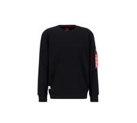 Sweater ALPHA INDUSTRIES "Alpha Industries Men - Sweatshirts USN Blood Chit Sweater" Gr. S, schwarz (black) Herren Sweatshirts (27945734-S) black