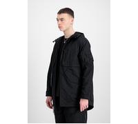 Alpha Industries Utility Fishtail Jacket Uv Black Größe: M | Leichte Jacken Outlet | Herren | Schwarz