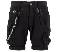 Shorts ALPHA INDUSTRIES "Alpha Industries Men - Utility Short" Gr. 36, Normalgrößen, schwarz (black) Herren Hosen Shorts (41852935-36)