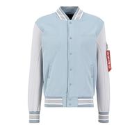 Alpha Industries Varisty Sweat Jacket ML Sweatjacke für Herren Greyblue