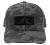 Alpha Industries - Velcro Cap - Basecap - Black Camo universell