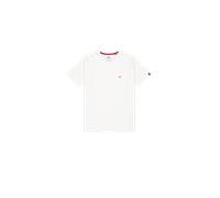 Alpha Industries Waffle Small Logo T-Shirt Größe S Weiß