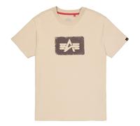 Alpha Industries - Washed Out Logo T-Shirt - Organic Beige 3XL