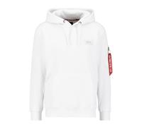 Alpha Industries Back Print Kapuzenpullover S White