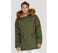 Alpha Industries Winterjacke Explorer dunkelgrün Herren, Größe 3XL