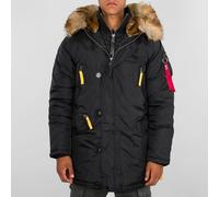 Alpha Industries Winterjacke PPS N3B schwarz/gelb Herren, Größe S