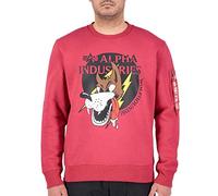 Alpha Industries Wolfhounds Sweater Sweatshirt für Herren Mars Red