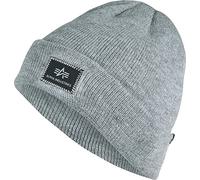 Alpha Industries X-Fit Beanie Dicke Wintermütze Grey Heather