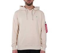 Alpha Industries X-Fit Hoody Kapuzensweat für Herren Jet Stream White