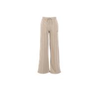 Jogginghose ALPHA INDUSTRIES "ALPHA Women - Jogger X-Fit Label Wide Wmn" Gr. M, Normalgrößen, beige (vintage sand) Herren Hosen Freizeithosen (20209240-M)