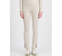 Alpha Industries Damen X-Fit Rib Freizeithose, Vintage White, M Schlank