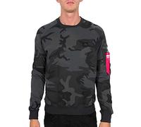 Alpha Industries - X-Fit Sweat Camo Sweatshirt für Männer - Größe XS - Schwarz Camouflage
