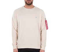 Alpha Industries X-Fit Sweat Sweatshirt für Herren Jet Stream White