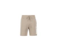 Alpha Industries Sweatshorts mit elastischem Bund und Tunnelzug in Sand, Größe L