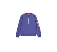 Alpha Industries Alpha Puff Print Sweatshirt Größe M Lila