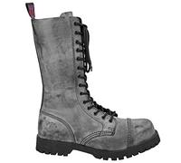 Alpha Rangers 14-loch Boot Festival Army Gothic Leder Springerstiefel Stahlkappe Antrax Grau 5031 EU 42
