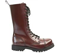 Alpha Rangers 14-loch Boot Festival Army Gothic Leder Springerstiefel Stahlkappe Oxblood 5042 EU 41