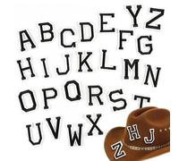 Alphabet-Patches zum Aufbügeln, 26 Stück, stilvoll, kreativ, lustig | Aufnäher zum Aufnähen, bestickt, für Jacken, Jeans, Hemden, T-Shirts, Hoodies, Sweatshirts, Westen, Hüte, Mützen, Jeansjacke