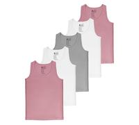 ALPIDEX Mädchen Unterhemd 5er Set 100% Baumwolle Tank Top Trägertop 98-164 | Kinder Unterhemden, Unterwäsche, Ärmellos, Achselhemd, Basic, OEKO-TEX, atmungsaktiv, weich, Sport, Schule, Maschinenwäsche