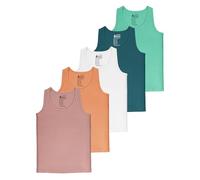 ALPIDEX Mädchen Unterhemd 5er Set 100% Baumwolle Tank Top Trägertop 98-164 | Kinder Unterhemden, Unterwäsche, Ärmellos, Achselhemd, Basic, OEKO-TEX, atmungsaktiv, weich, Sport, Schule, Maschinenwäsche
