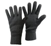 ALPIDEX Thermo Strickhandschuhe Thinsulate Gefütterte Warme Winter Outdoor Sport Feinstrick Handschuhe Strickbund Hautfreundlich Atmungsaktiv Unisex Damen Herren, Größe:M, Farbe:Dark Grey