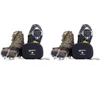 Alpin LOACKER Grödel für Schneeschuhe I Leichte Steigeisen für Bergschuhe I Schhukrallen und Antirutsch Spikes I Eiskrallen & Schuhspikes