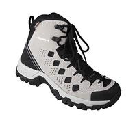 Alpina Damen Schnürer Darina, aus echtem Leder in Weite H, wetterfeste Trekkingschuhe mit atmungsaktiver und wasserabweisender Alpitex Membran und losen Einlegesohlen 41 grau