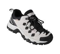 Alpina Damen Schnürer Darina Low aus echtem Leder und wasserabweisender und atmungsaktiver AlpitexMembran in Weite H, Trekking Halbschuh mit Einlegesohle 42 grau