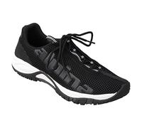 Alpina Damen und Herren Outdoor Schuh Charlie, Trekking Schnürer in der Bequemschuhweite H, Wechselfußbett, Größe 36-48, sportlich, bequem, leicht, trittfest, Obermaterial Synthetik/Mesh 38 schwarz