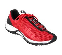 Alpina Damen und Herren Outdoor Schuh Charlie, Trekking Schnürer in der Bequemschuhweite H, Wechselfußbett, Größe 36-48, sportlich, bequem, leicht, trittfest, Obermaterial Synthetik/Mesh 39 rot