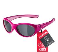ALPINA FLEXXY GIRL Kindersonnenbrille, pink-rose gloss, One Size