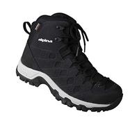 Alpina Herren Schnürer Dan aus echtem Leder mit atmungsaktiver und wasserabweisender Alpitex Membran in Weite H Trekkingstiefel mit Einlegesohle 46 schwarz
