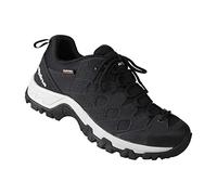 Alpina Herren Schnürer Dan Low aus echtem Leder und wasserabweisender und atmungsaktiver AlpitexMembran in Weite H, Trekking Halbschuh mit Einlegesohle 41 schwarz