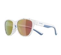 Alpina - Kid's Flexxy Cool II Mirror S3 - Sonnenbrille weiß (White / Lilac Gloss / Smoke Pink Mirror)