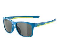 ALPINA FLEXXY COOL KIDS I - Flexible und Bruchsichere Sonnenbrille Mit 100% UV-Schutz Für Kinder, blue-lime, One Size