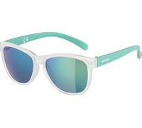 ALPINA LUZY Kindersonnenbrille, green-transparent matt, One Size