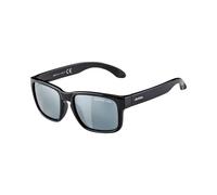 ALPINA MITZO - Verspiegelte und Bruchsichere Sonnenbrille Mit 100% UV-Schutz Für Kinder, black